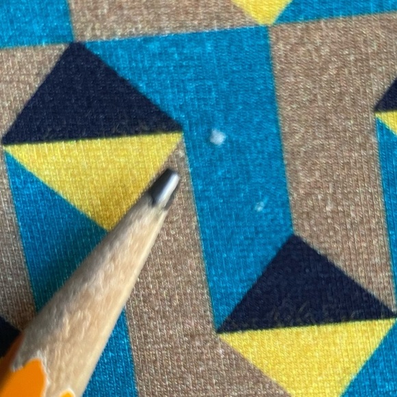 Anthropologie The Marisela Mini Skirt by Maeve Blue/Yellow/Black/Tan Retro SZ S - Picture 11 of 16